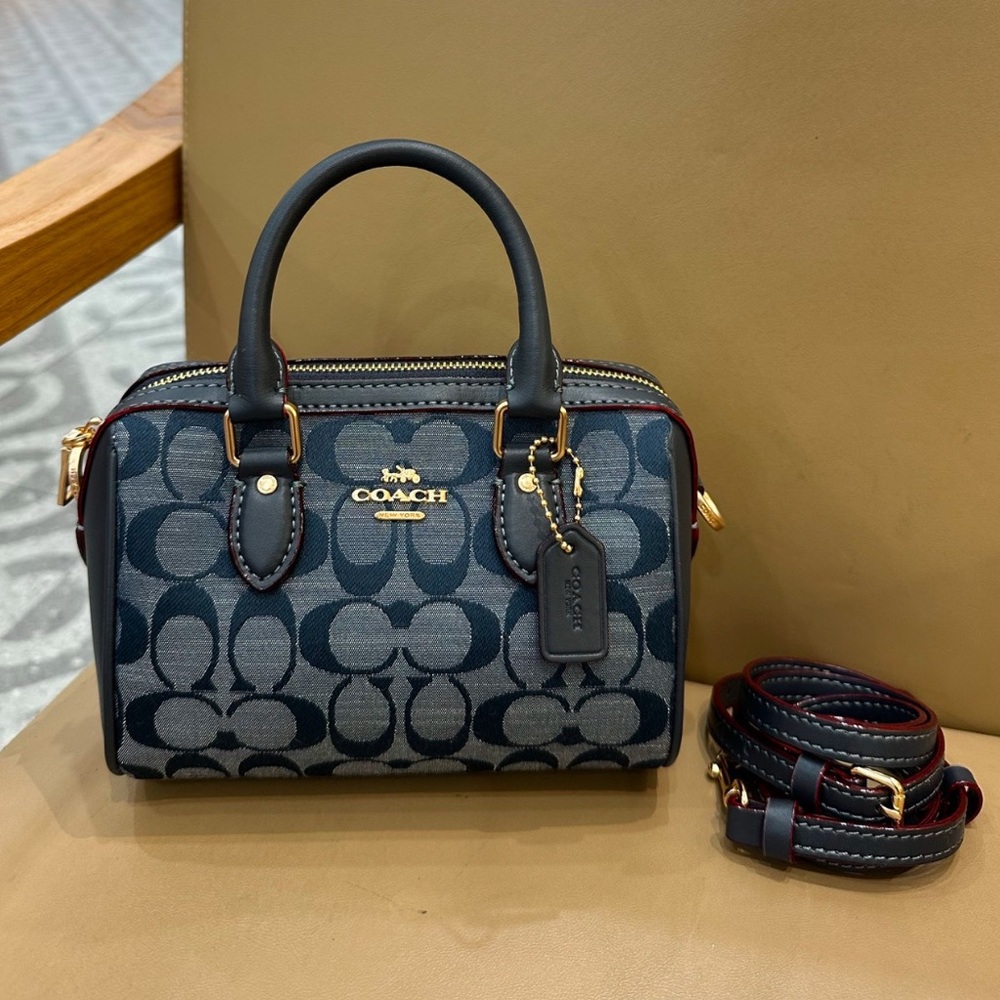 Coach Mini Pillow Blue Bag